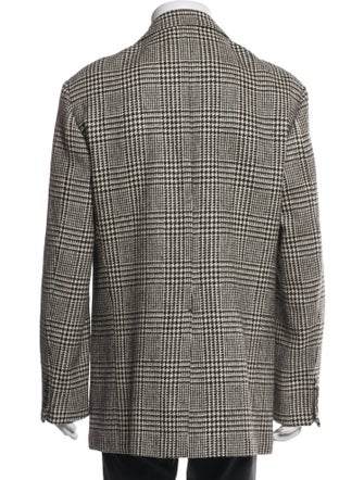 Sid Mashburn Wool Houndstooth Print Blazer