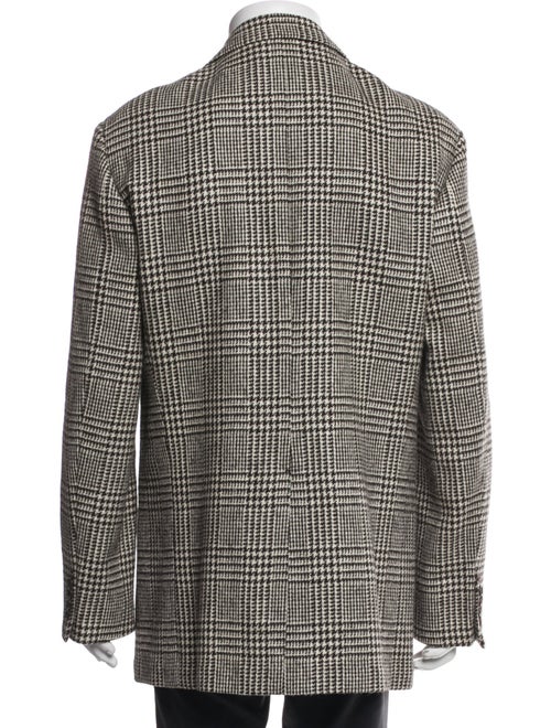 Sid Mashburn Wool Houndstooth Print Blazer