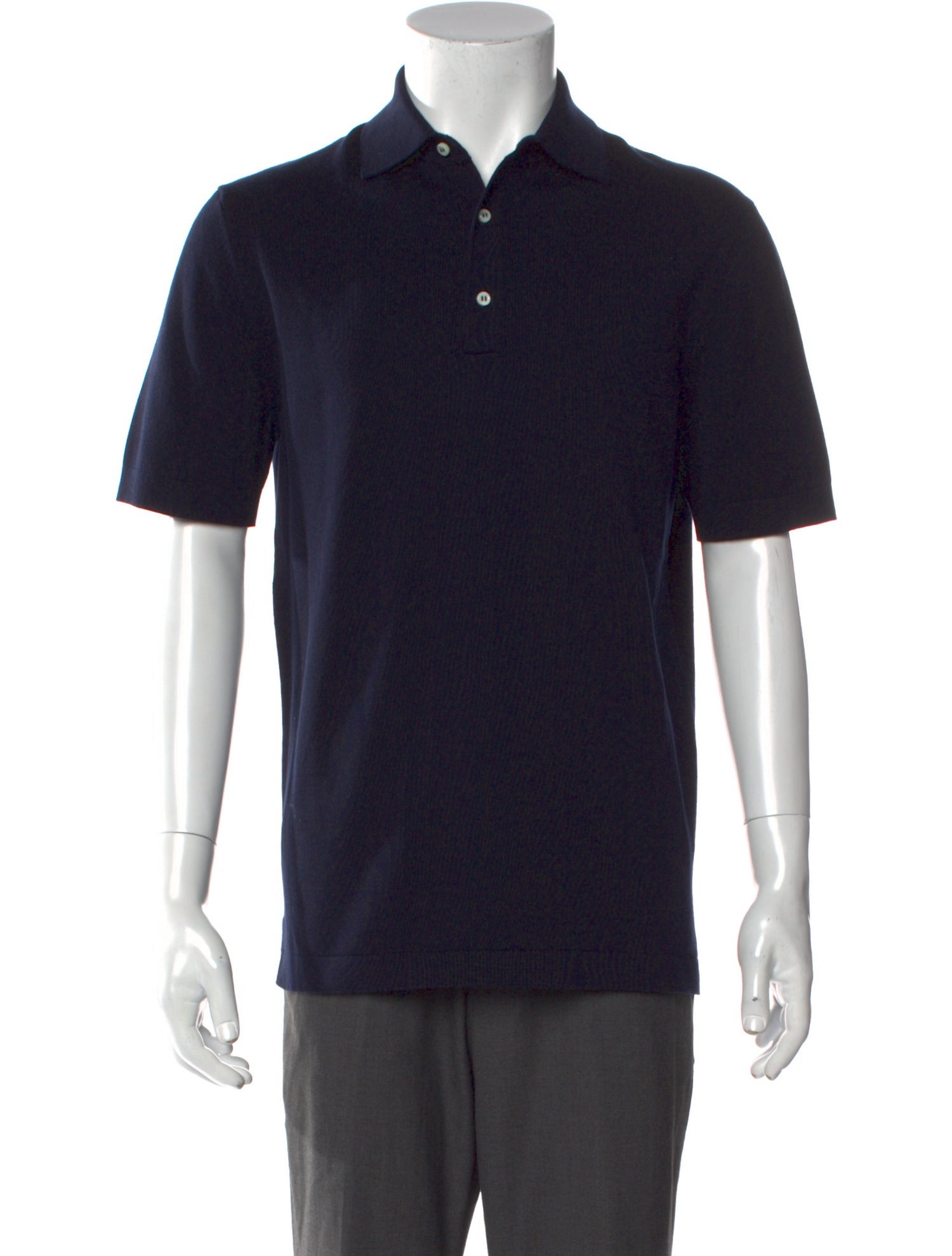 Sid Mashburn Collar Short Sleeve Polo Shirt