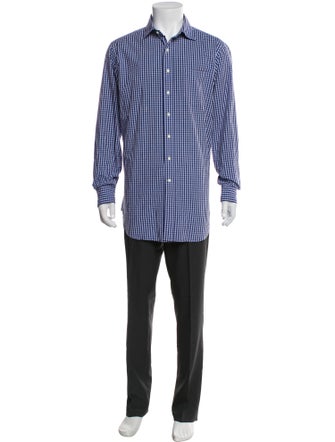 Sid Mashburn Plaid Print Long Sleeve Shirt