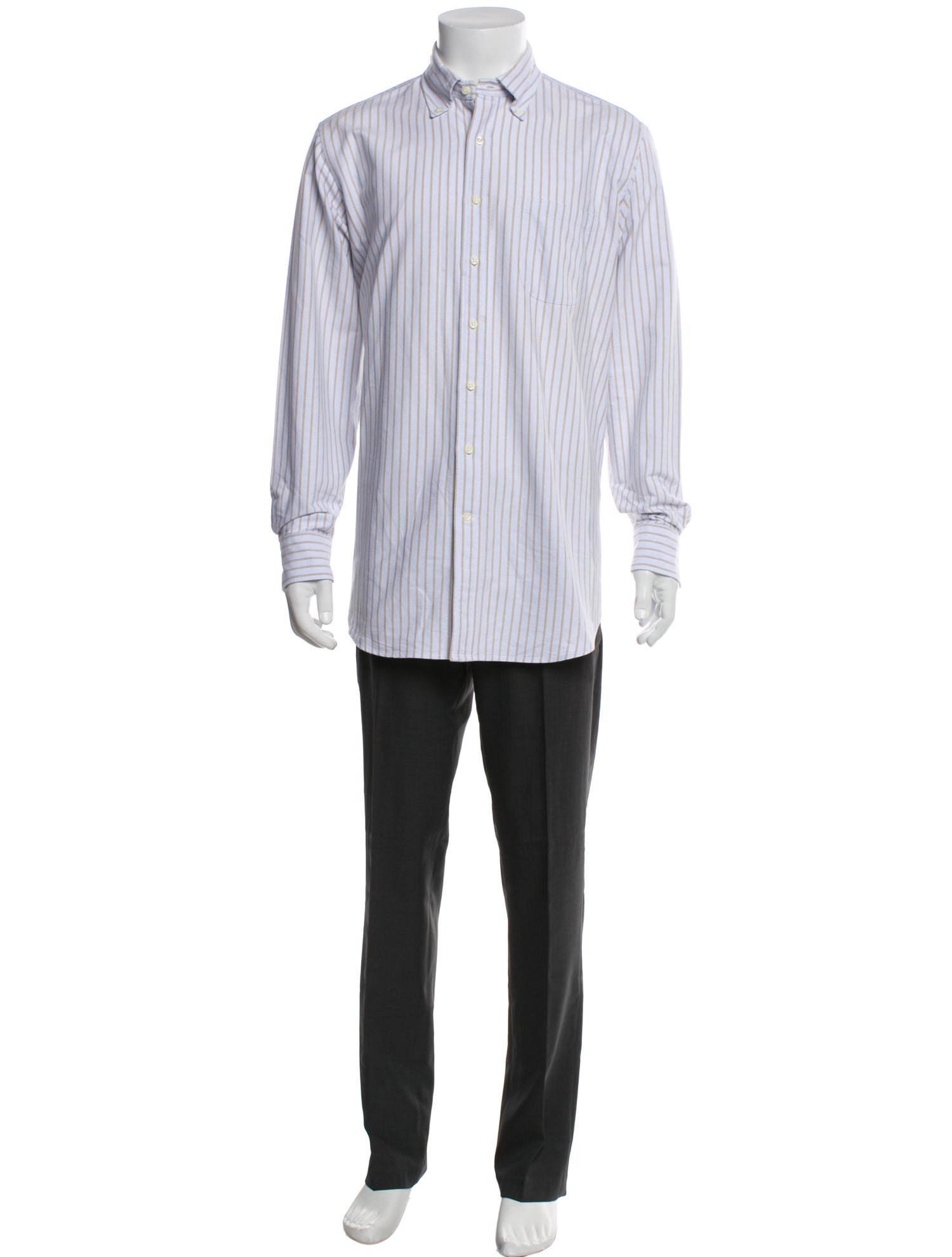Sid Mashburn Striped Long Sleeve Shirt