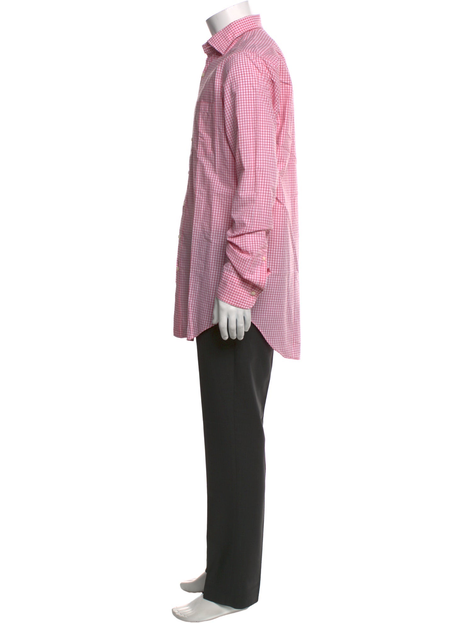 Sid Mashburn Plaid Print Long Sleeve Dress Shirt