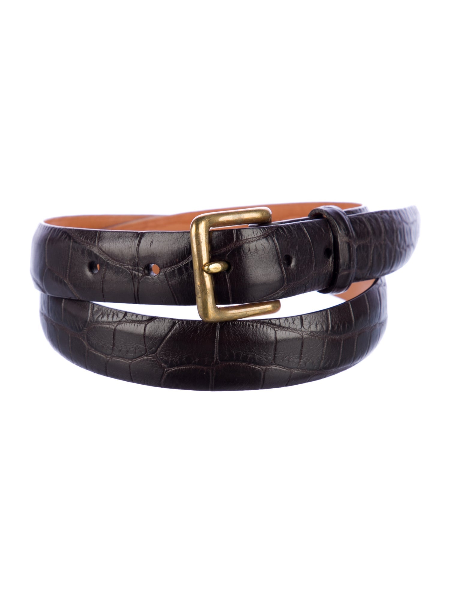 Sid Mashburn Skinny Leather Belt