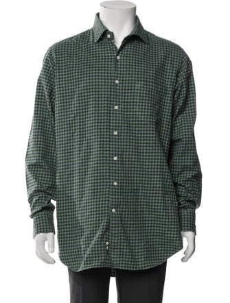 Sid Mashburn Plaid Print Long Sleeve Shirt
