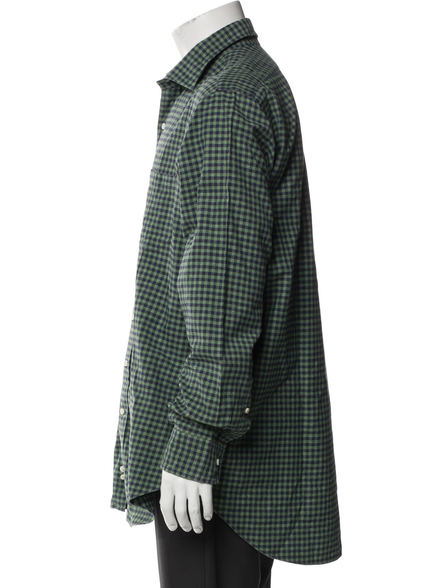 Sid Mashburn Plaid Print Long Sleeve Shirt