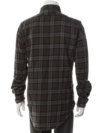 Sid Mashburn Plaid Print Long Sleeve Shirt