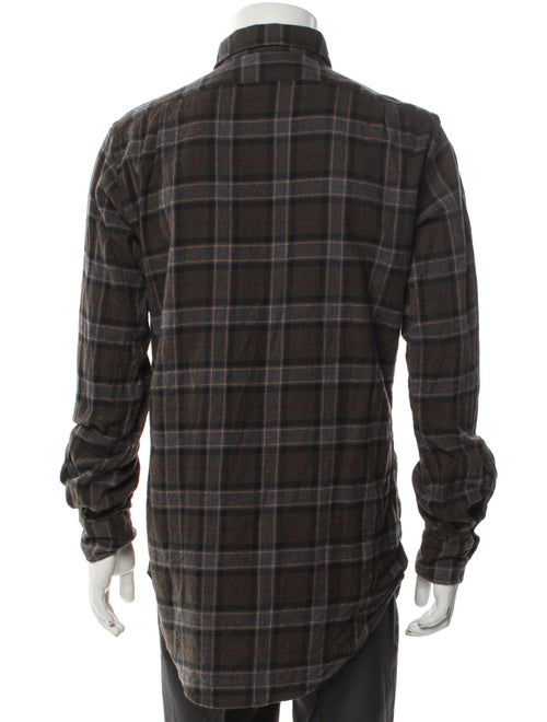 Sid Mashburn Plaid Print Long Sleeve Shirt