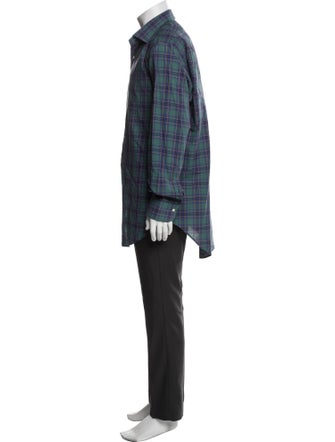 Sid Mashburn Plaid Print Long Sleeve Shirt