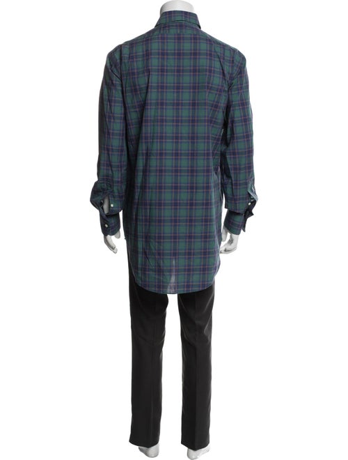 Sid Mashburn Plaid Print Long Sleeve Shirt