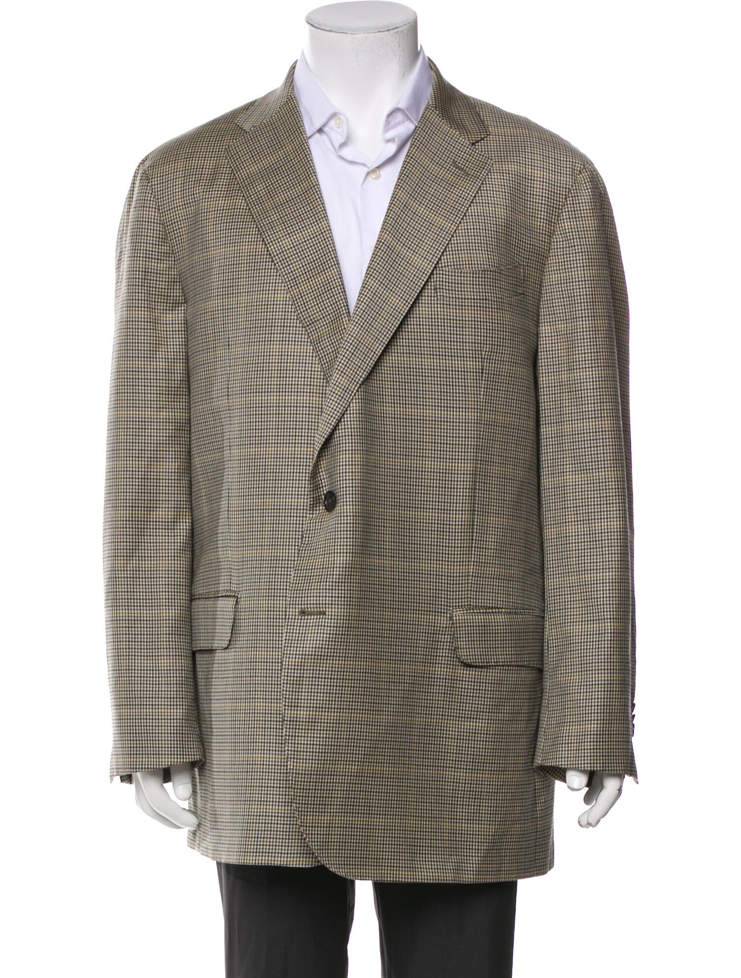 Sid Mashburn Plaid Print Blazer