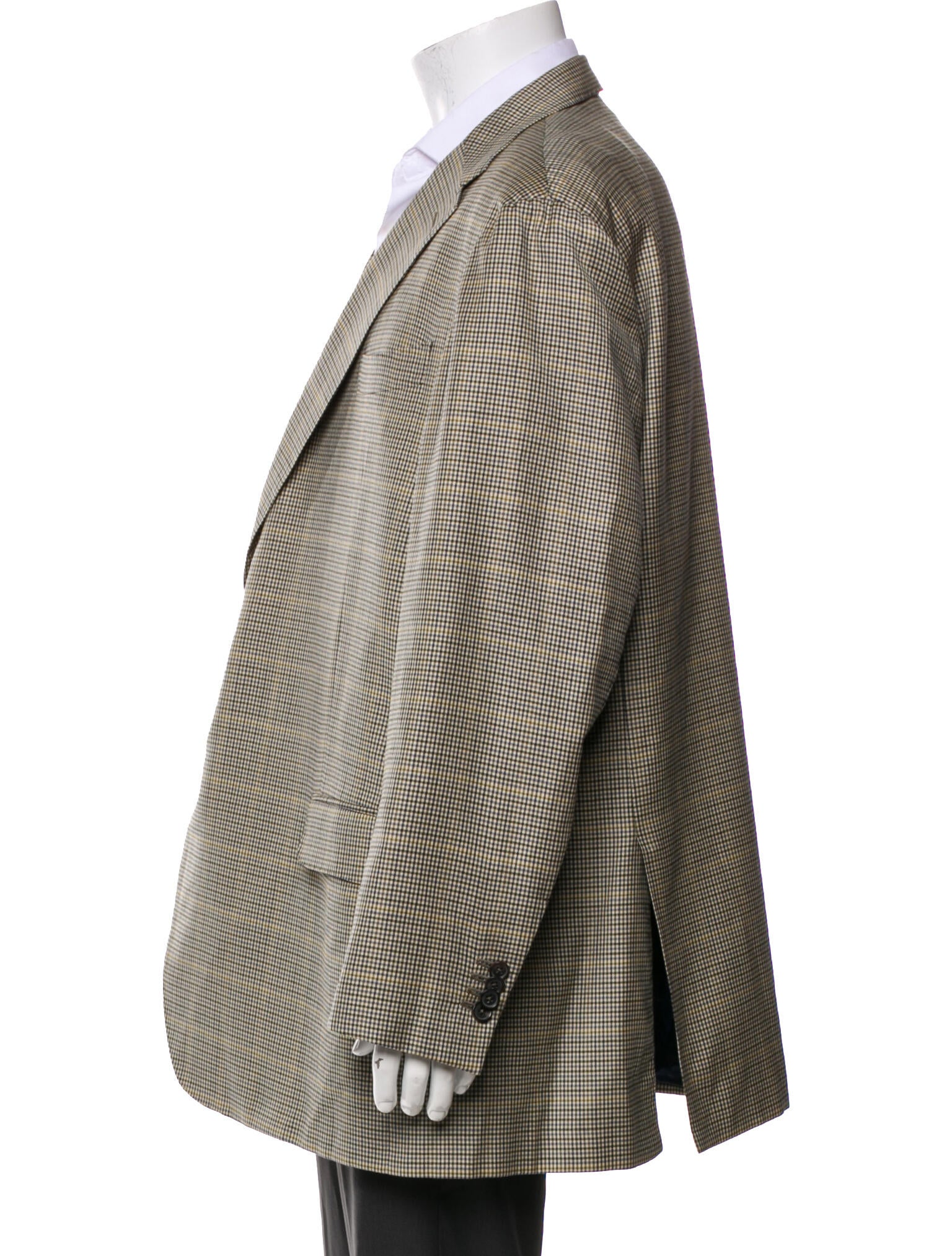 Sid Mashburn Plaid Print Blazer