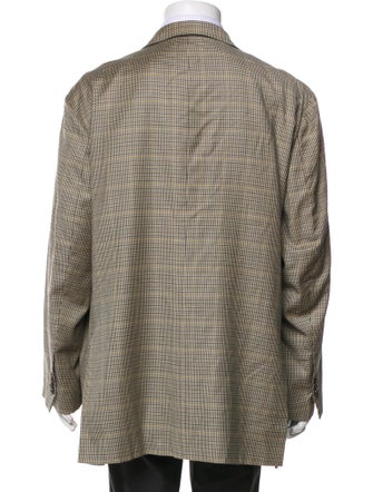 Sid Mashburn Plaid Print Blazer