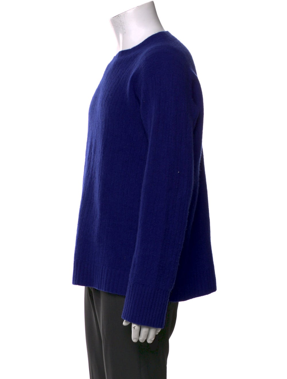 Sid Mashburn Lambswool Pullover Blue Long Sleeve - image 2
