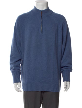 Sid Mashburn Cashmere Mock Neck Pullover