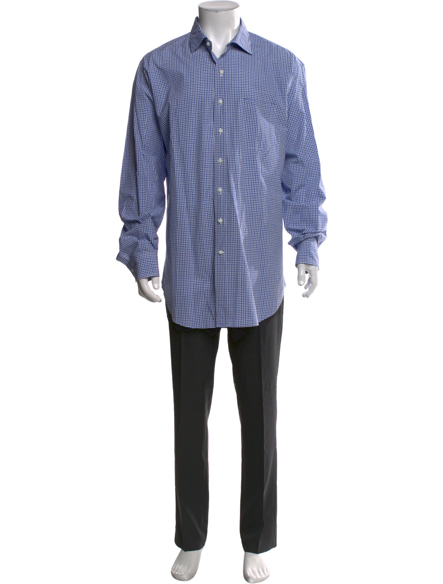 Sid Mashburn Plaid Print Long Sleeve Shirt