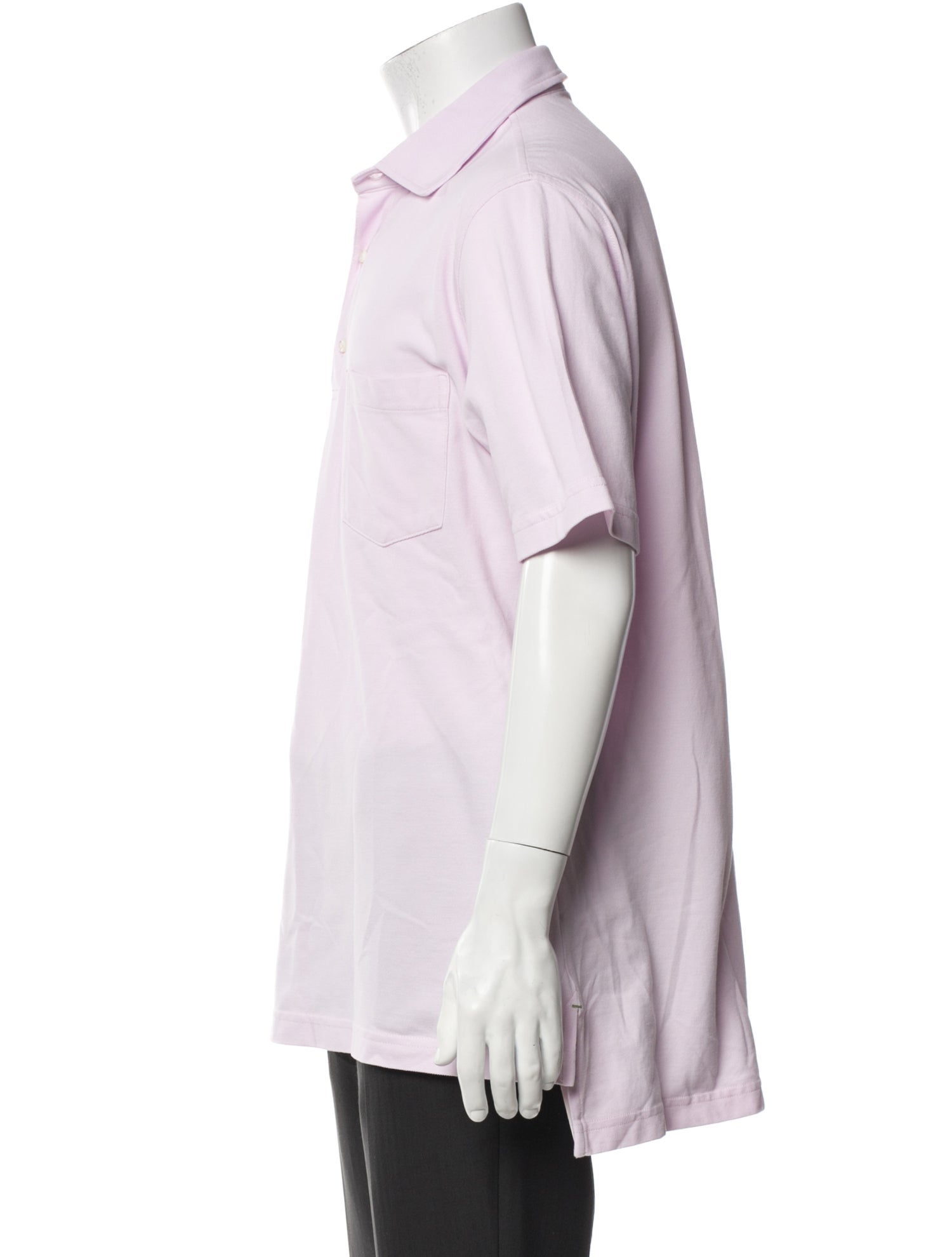 Sid Mashburn Collar Short Sleeve Polo Shirt