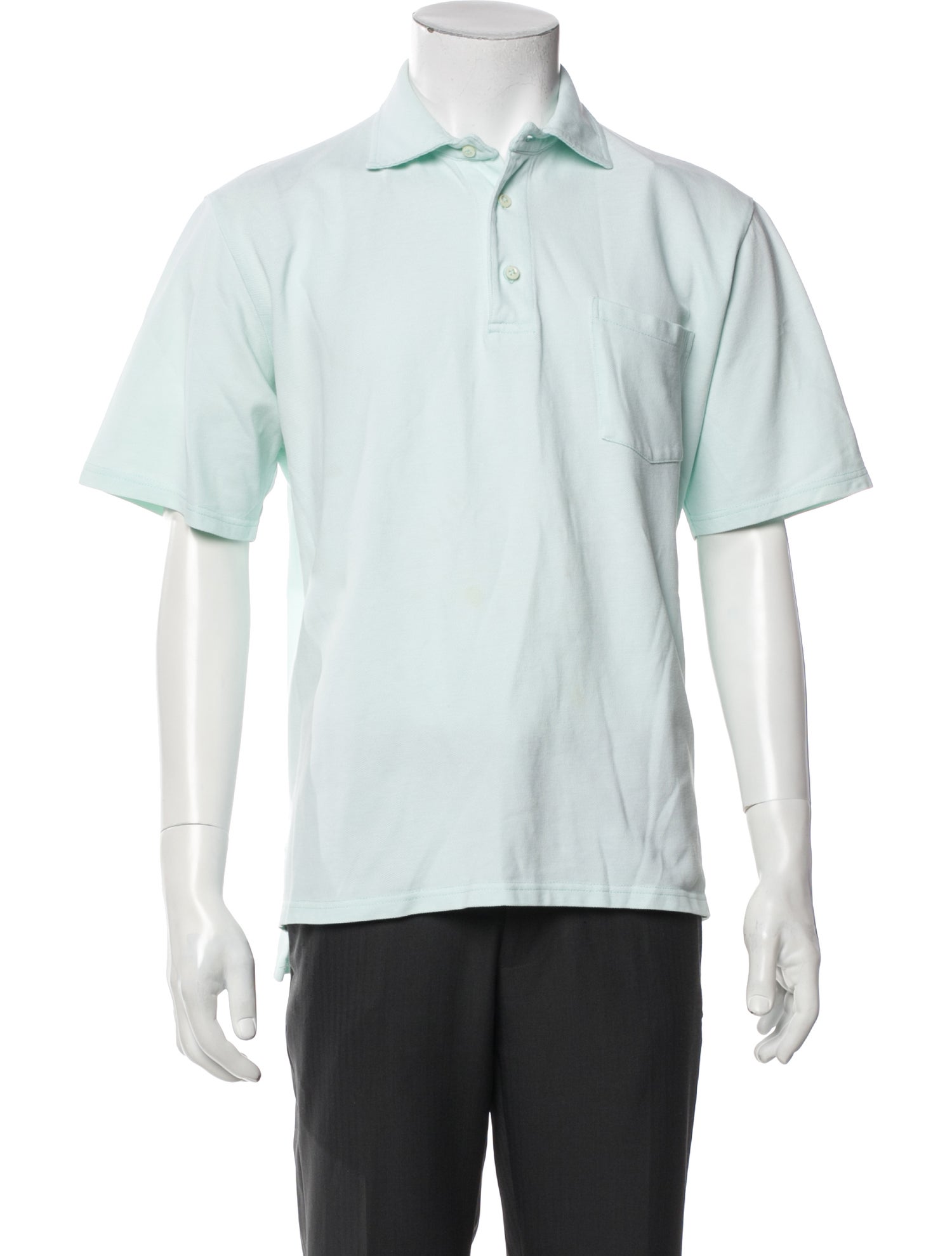 Sid Mashburn Collar Short Sleeve Polo Shirt