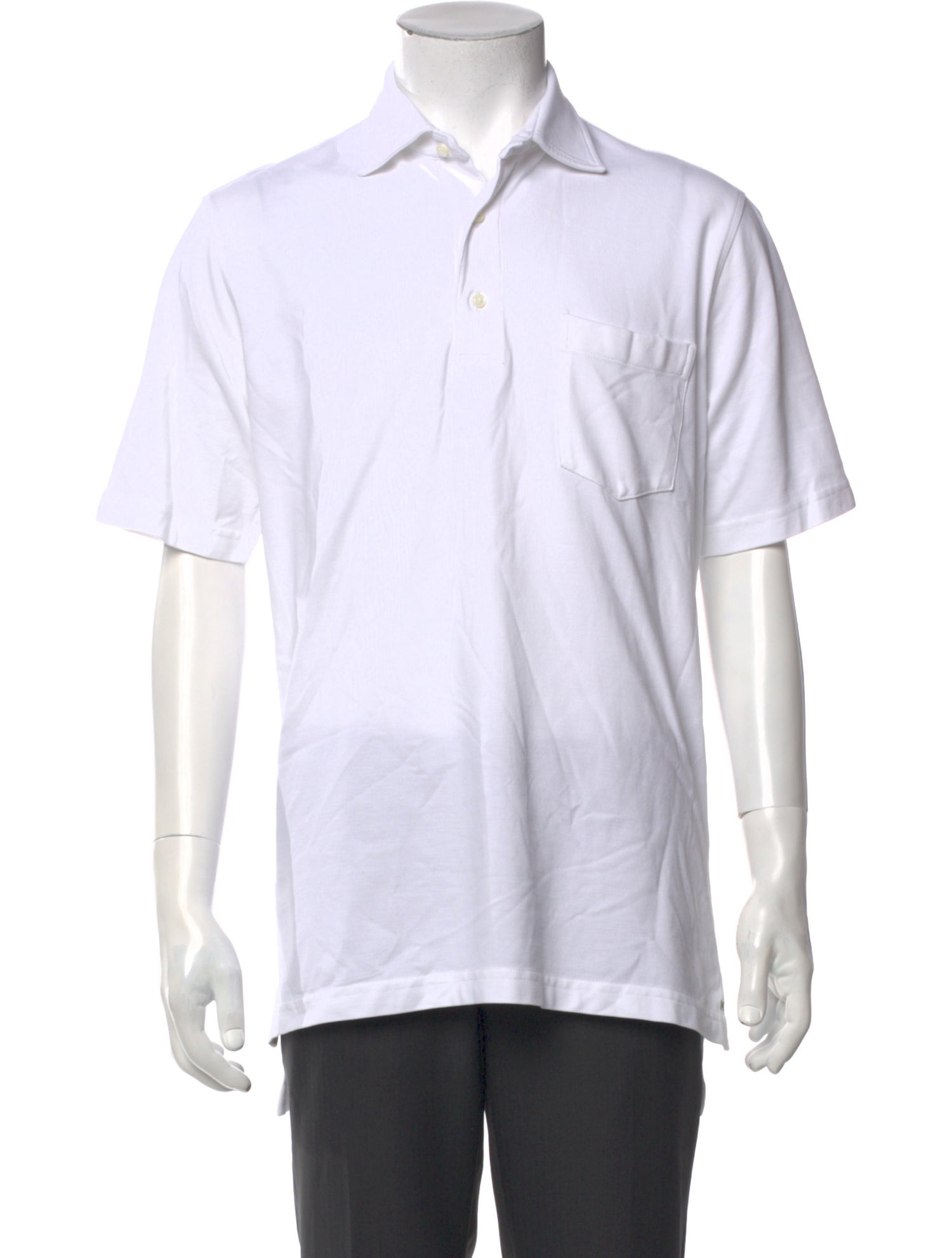 Sid Mashburn Collar Short Sleeve Polo Shirt