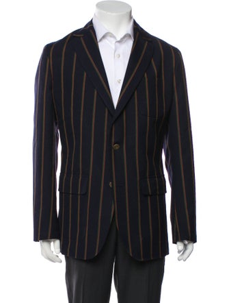 Sid Mashburn Virgin Wool Striped Blazer