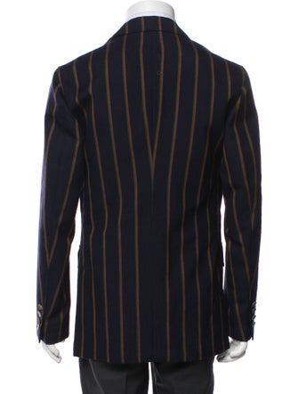 Sid Mashburn Virgin Wool Striped Blazer