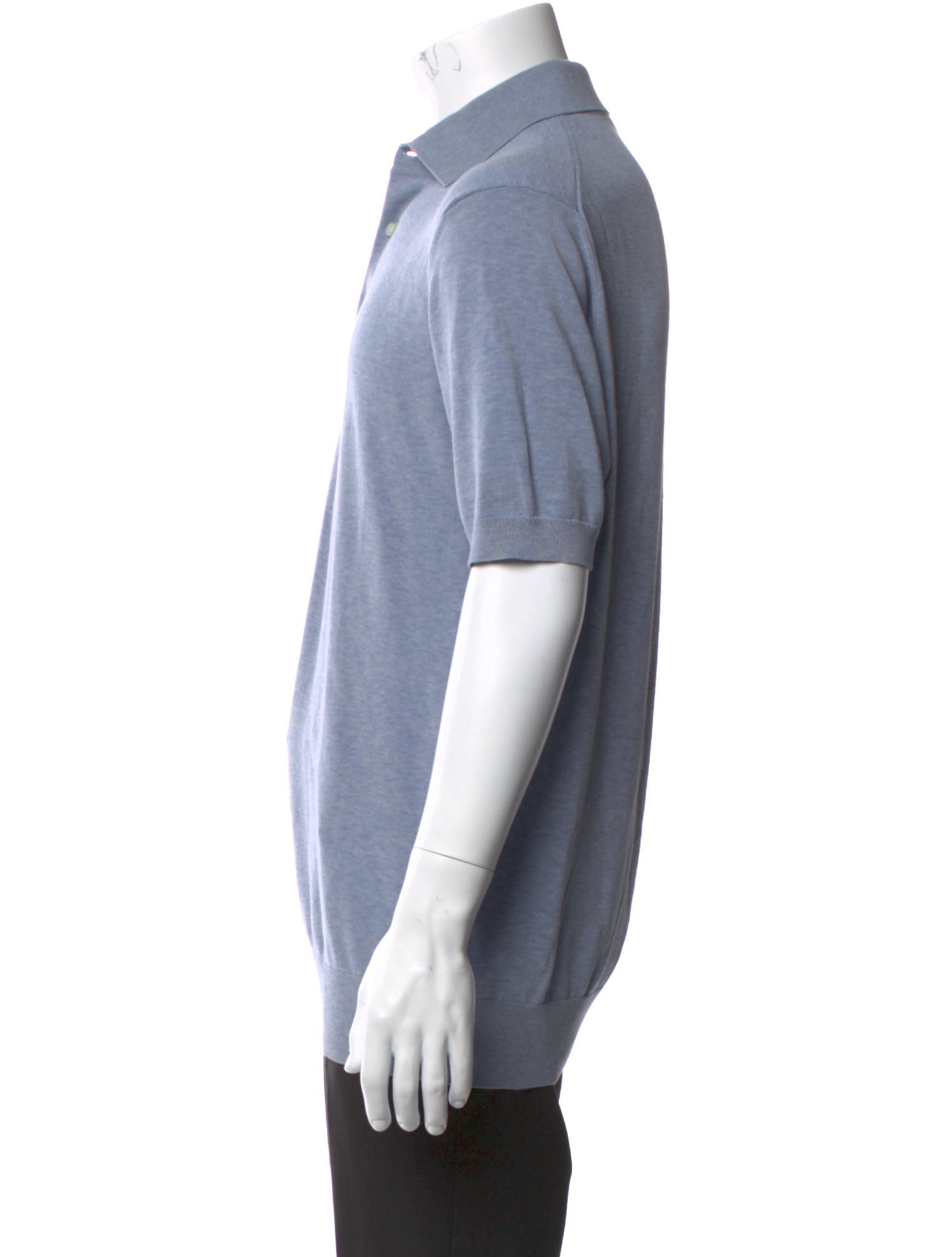 Sid Mashburn V-Neck Short Sleeve Polo Shirt