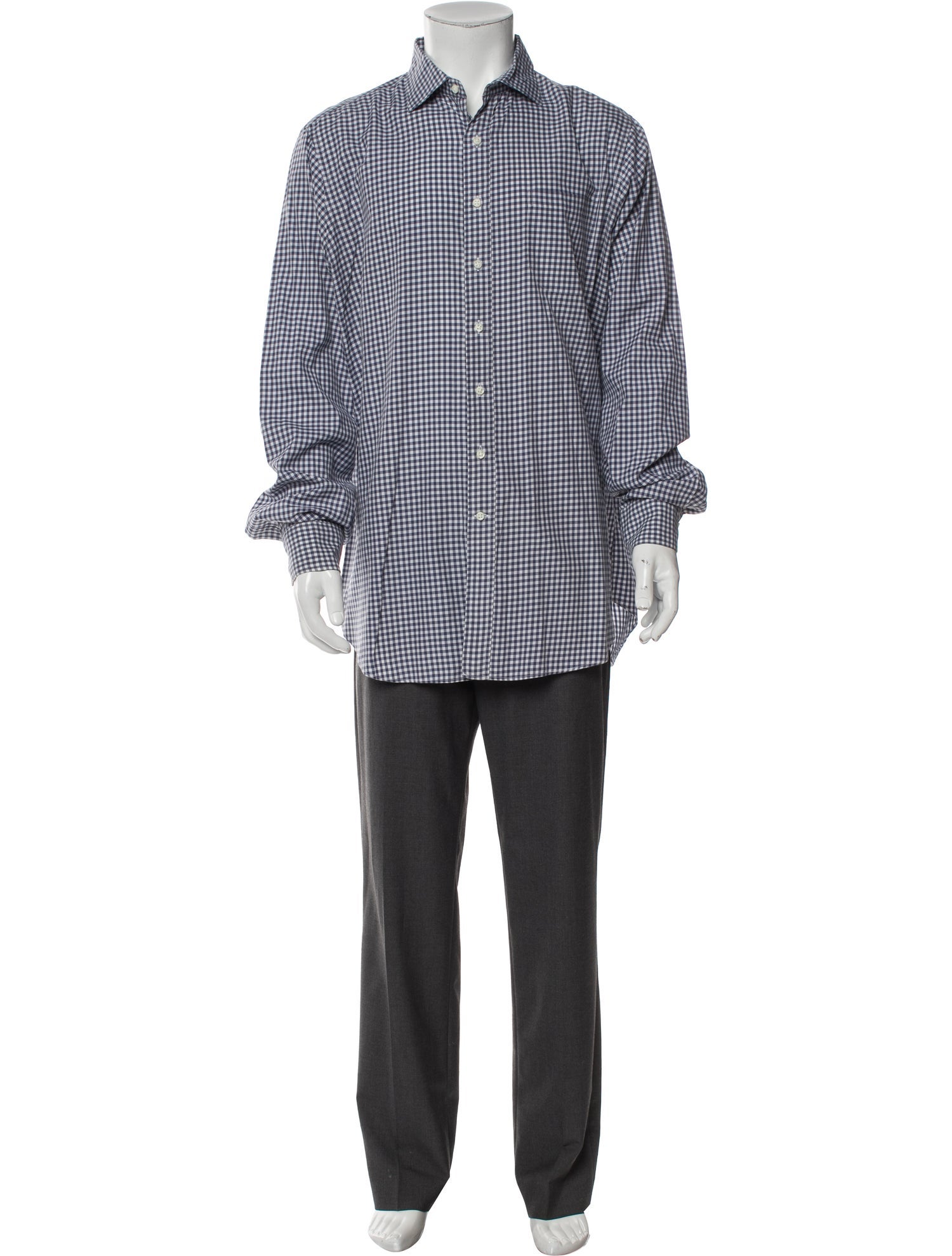Sid Mashburn Plaid Print Long Sleeve Shirt