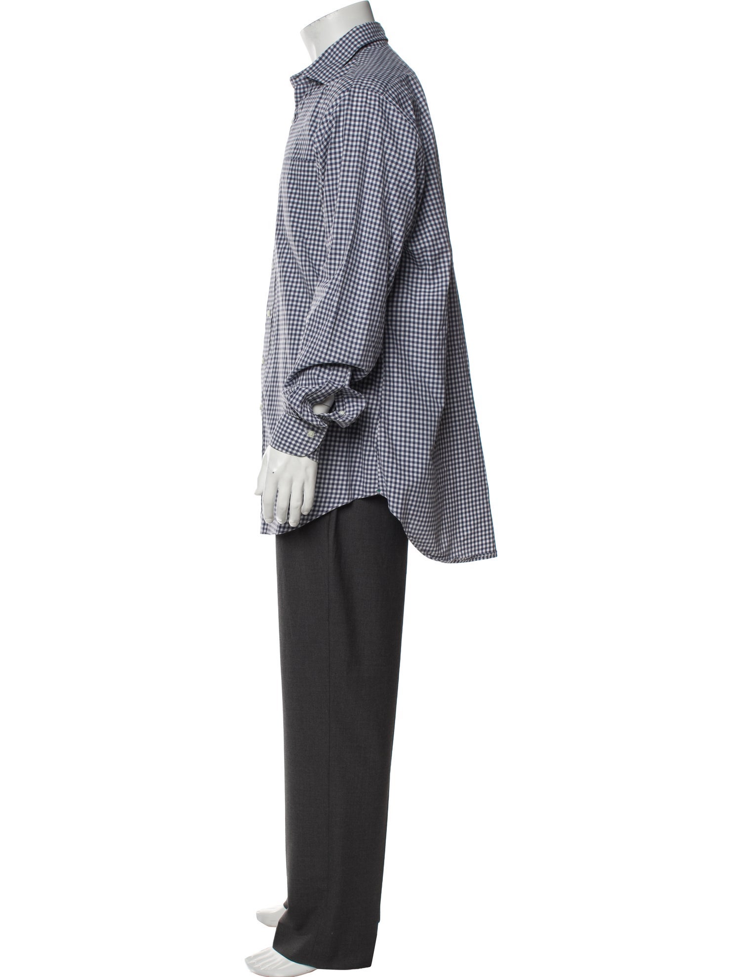 Sid Mashburn Plaid Print Long Sleeve Shirt