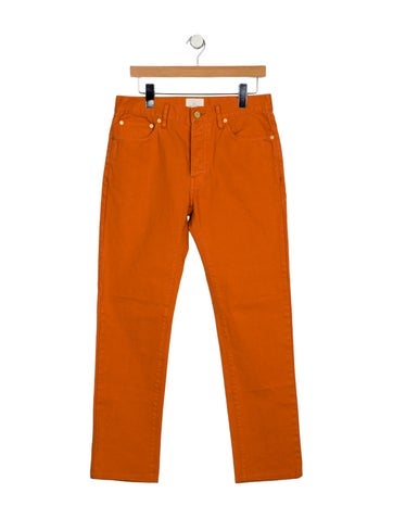 Pre-owned Sid Mashburn Slim Fit Jeans In Orange