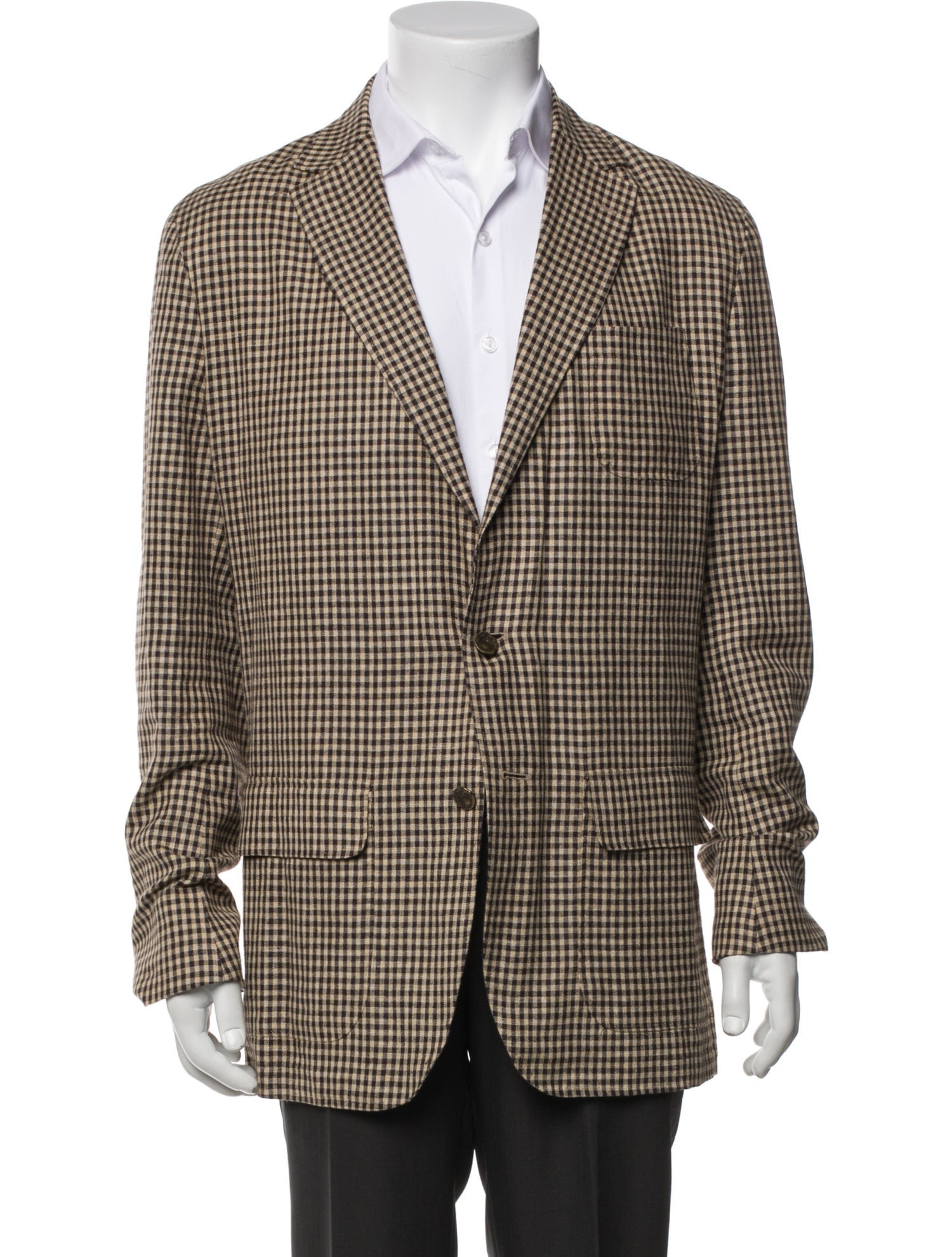 Sid Mashburn Plaid Print Blazer