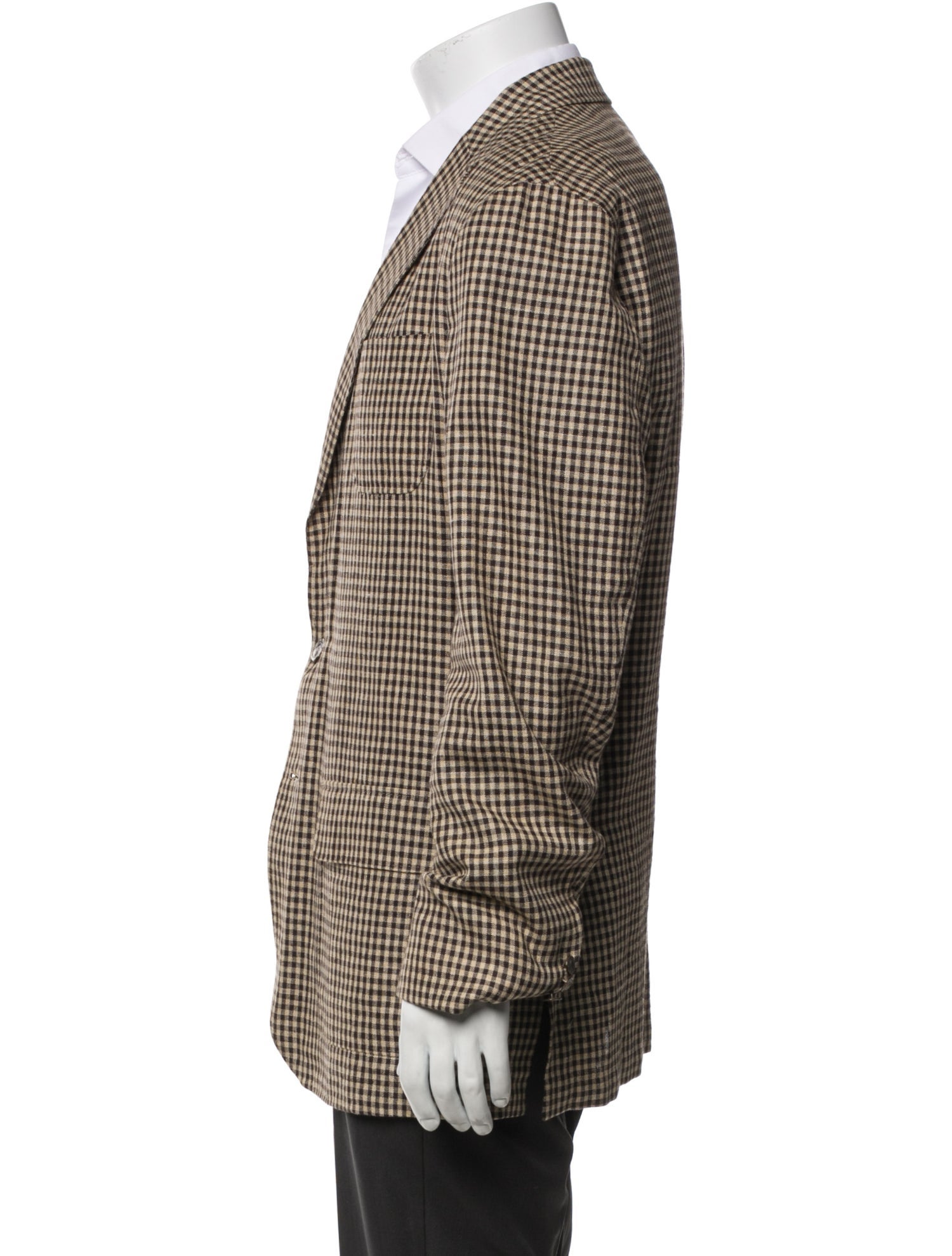 Sid Mashburn Plaid Print Blazer