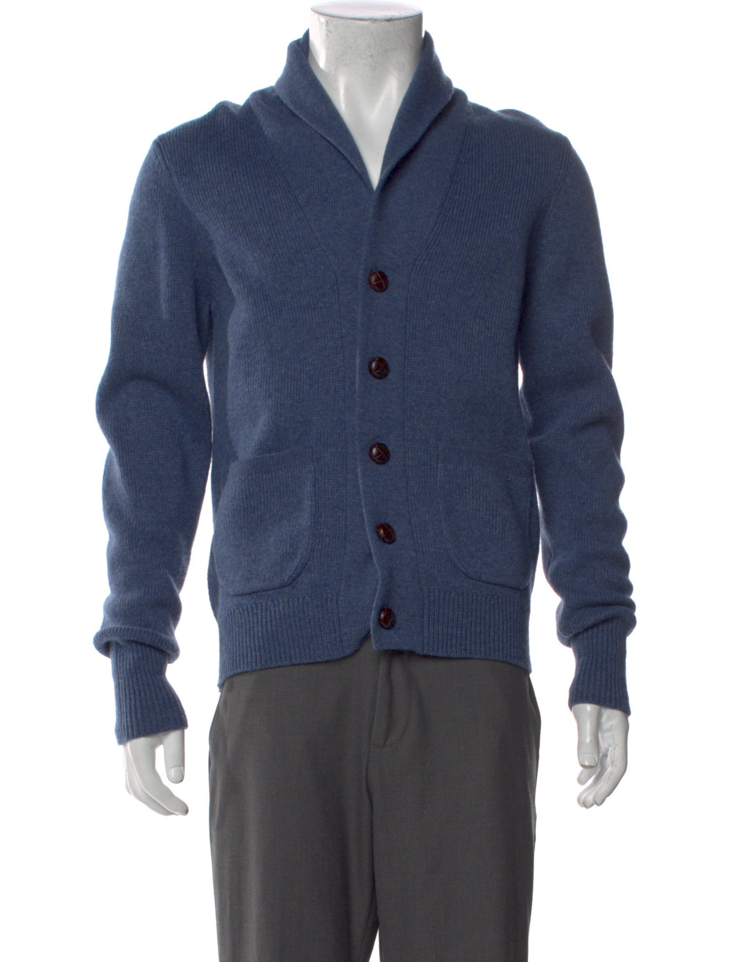 Sid Mashburn Lambswool V-Neck Cardigan