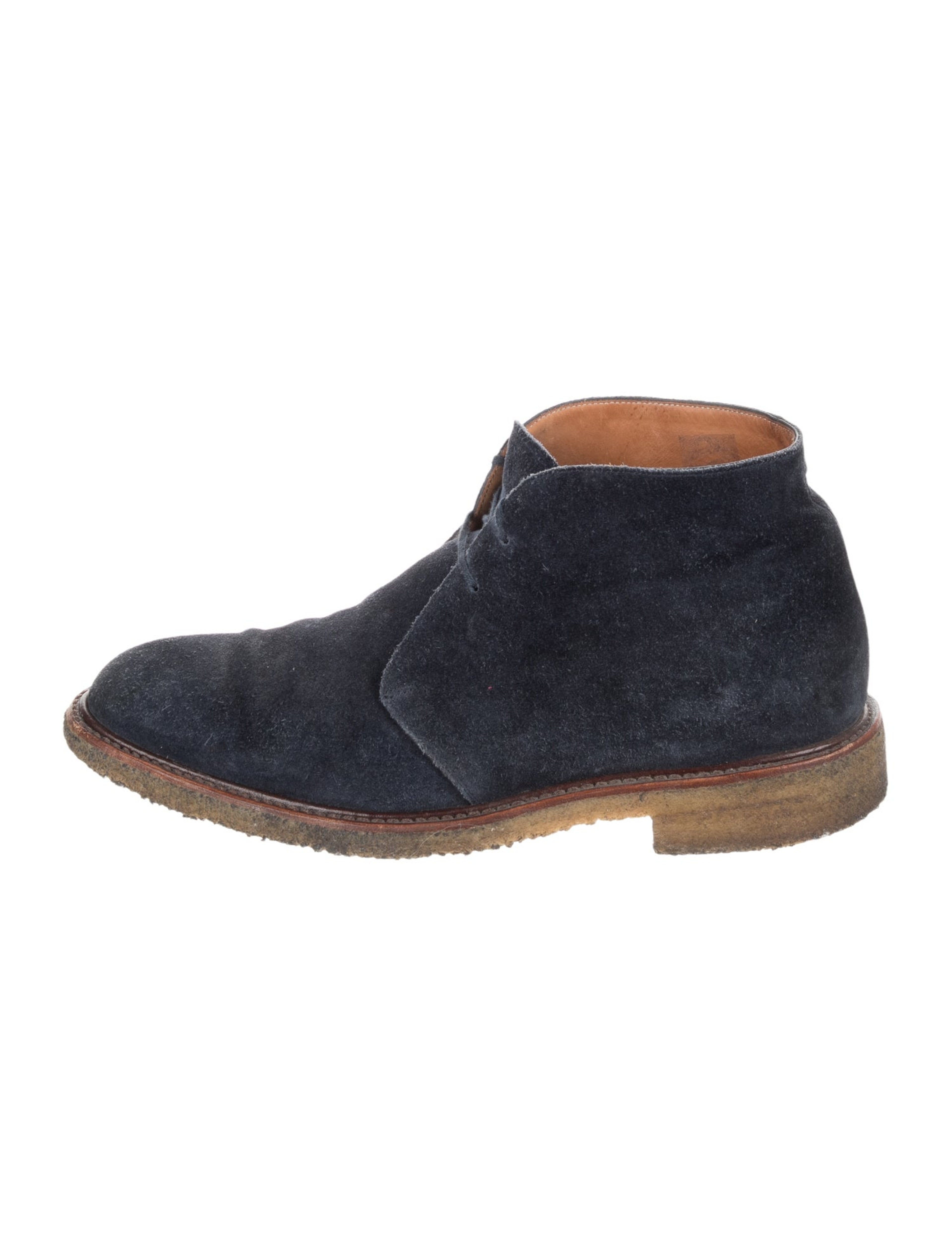 Suede Lace-Up Boots