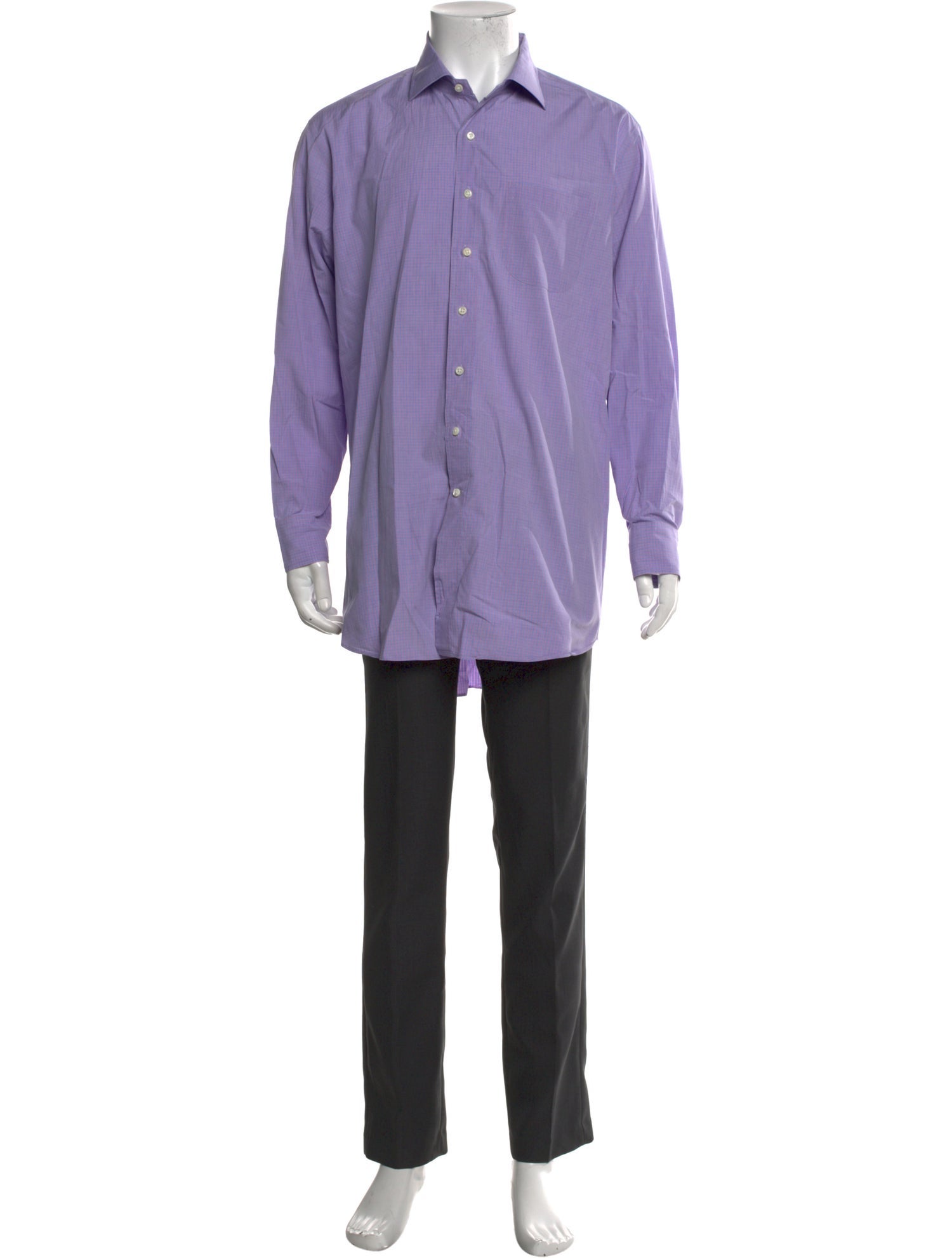 Sid Mashburn Patterned Long Sleeve Dress Shirt