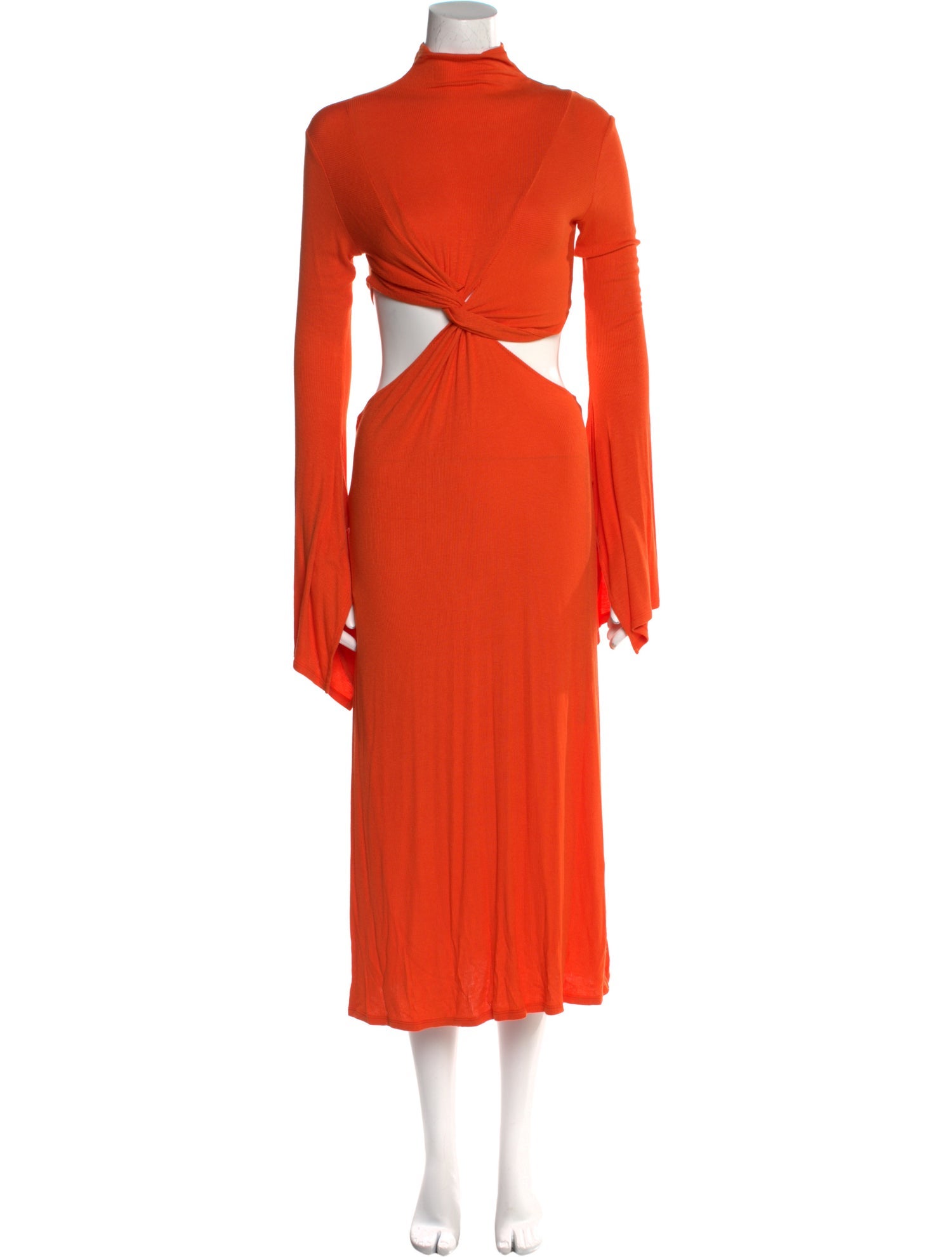 Sid Neigum Turtleneck Midi Length Dress