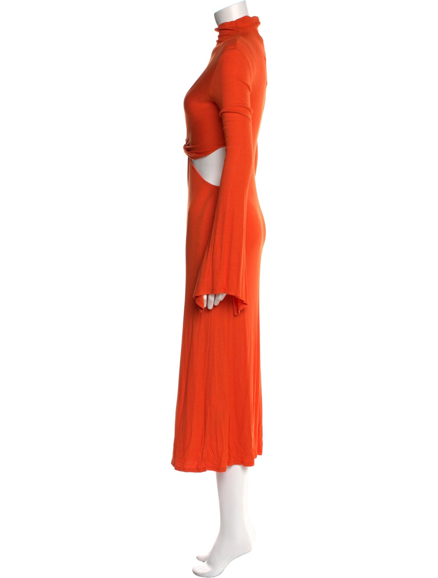 Sid Neigum Turtleneck Midi Length Dress