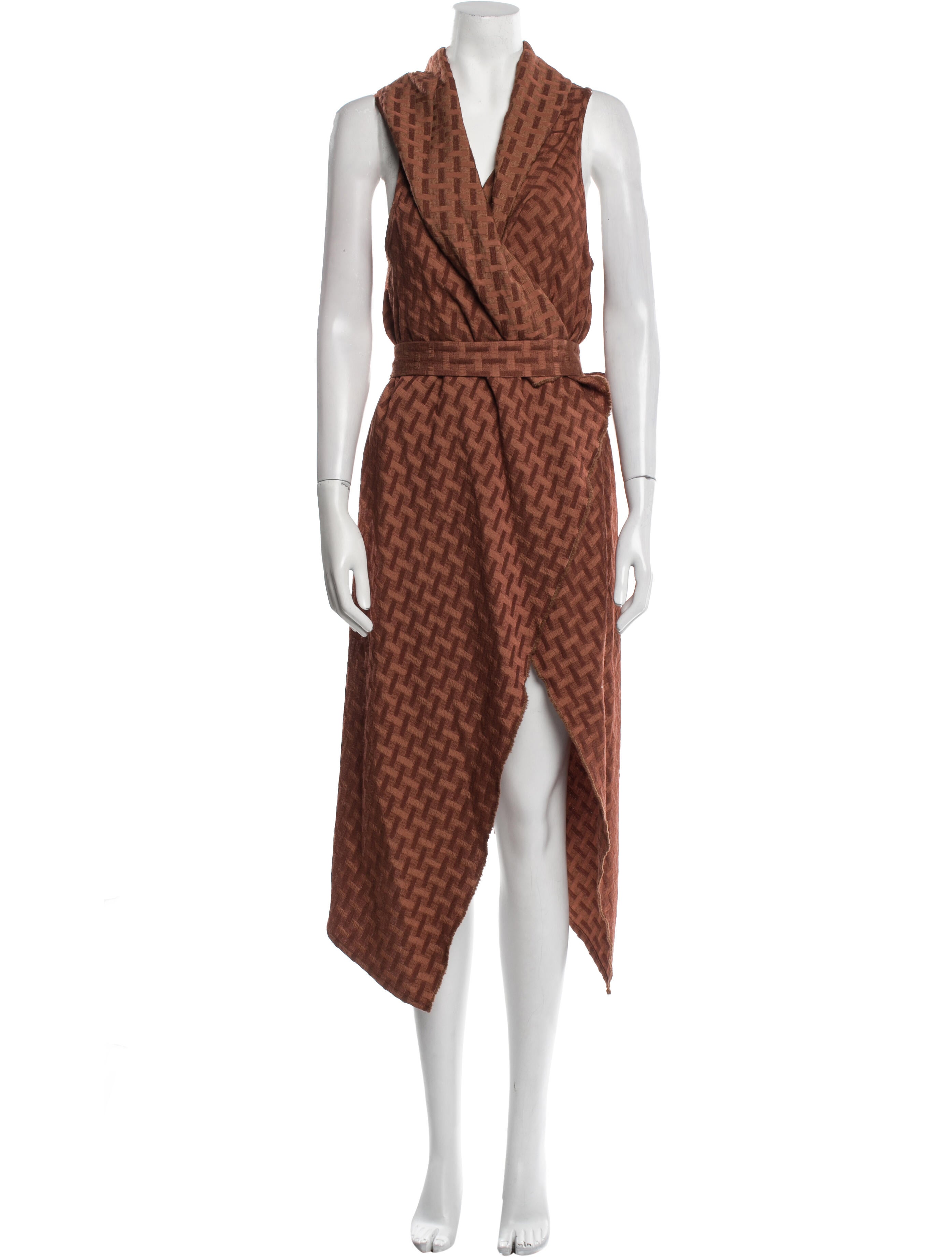 Sid Neigum Polka Dot Print Long Dress