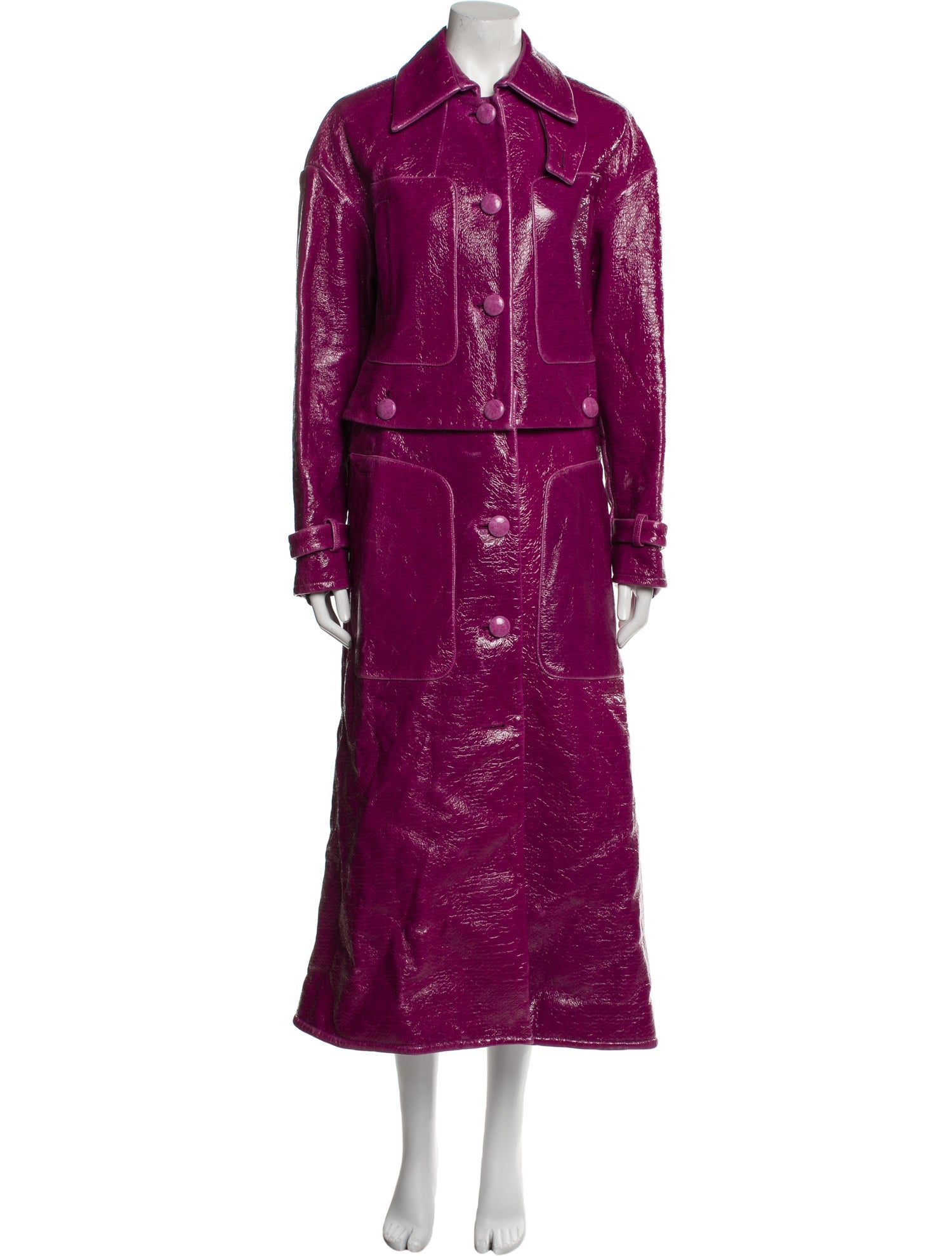 Sid Neigum Virgin Wool Trench Coat