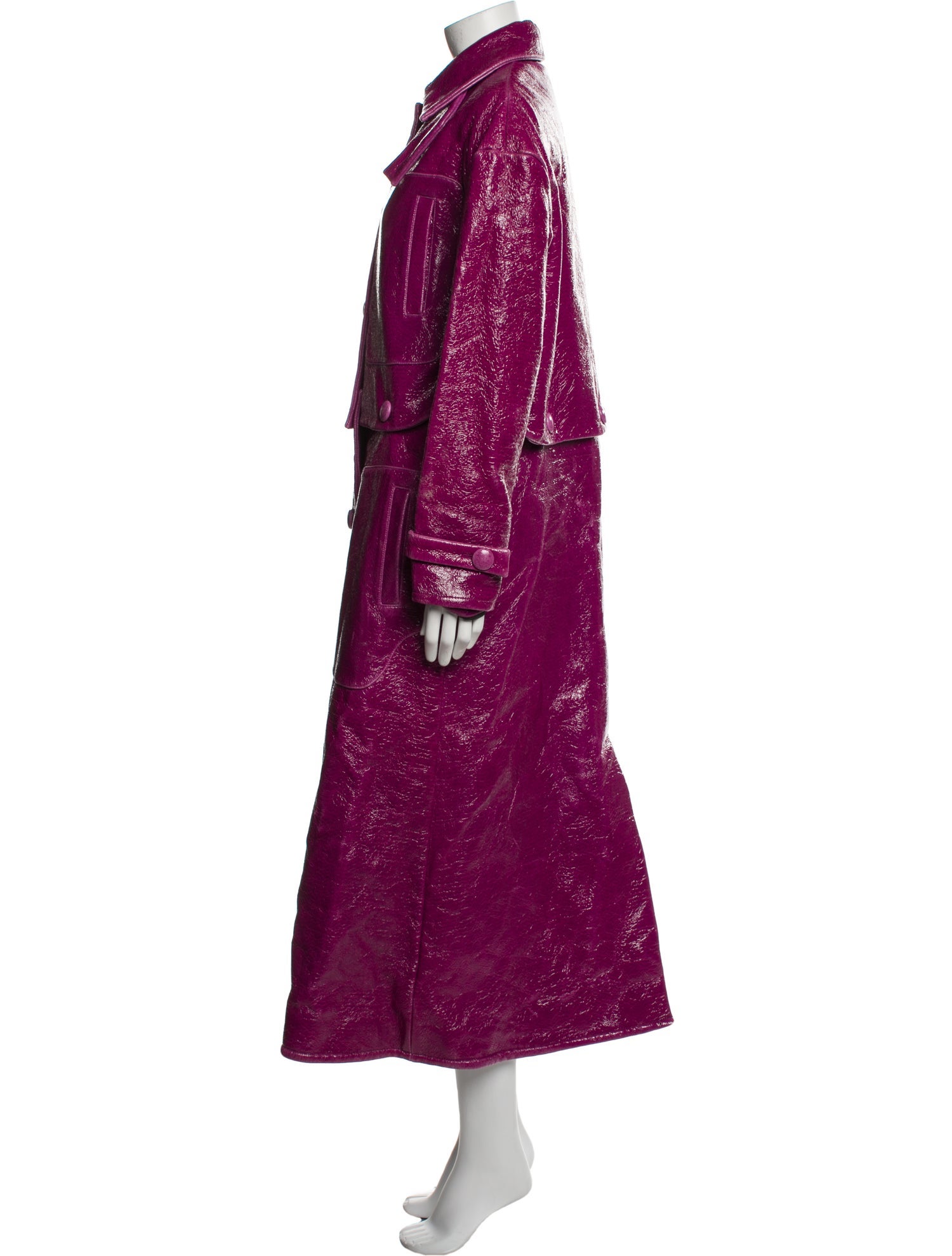 Sid Neigum Virgin Wool Trench Coat
