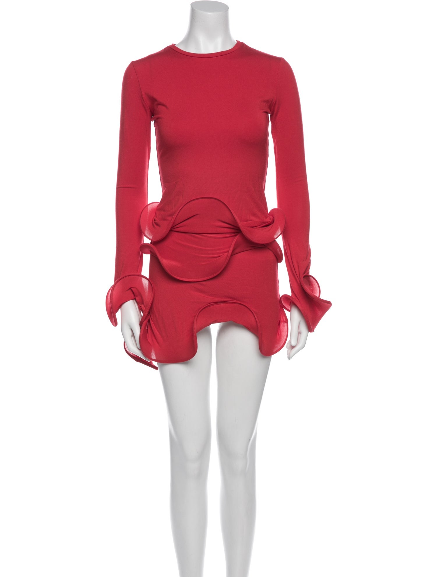 Sid Neigum Silk Pleated Accents Skirt Set