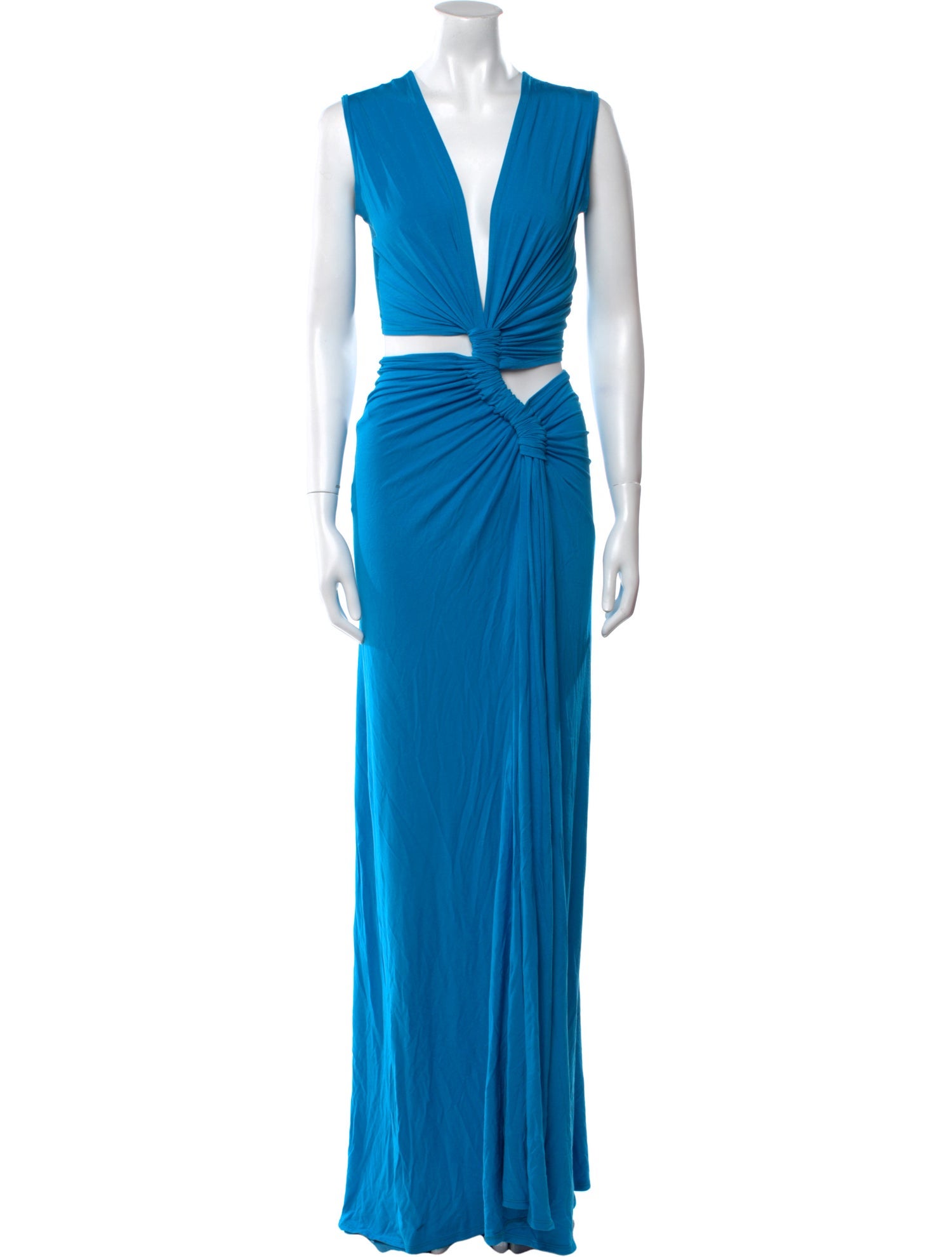 Sid Neigum Plunge Neckline Long Dress