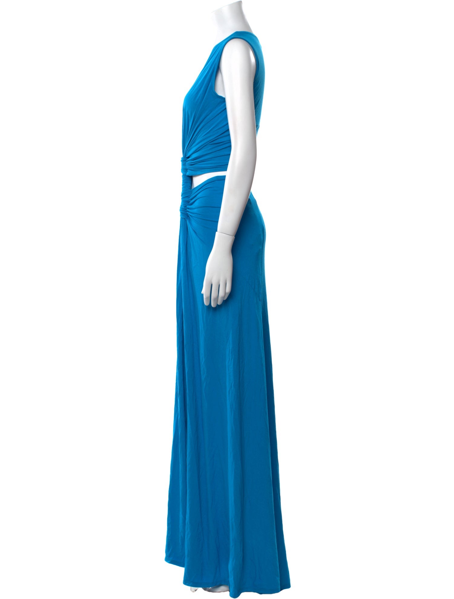 Sid Neigum Plunge Neckline Long Dress