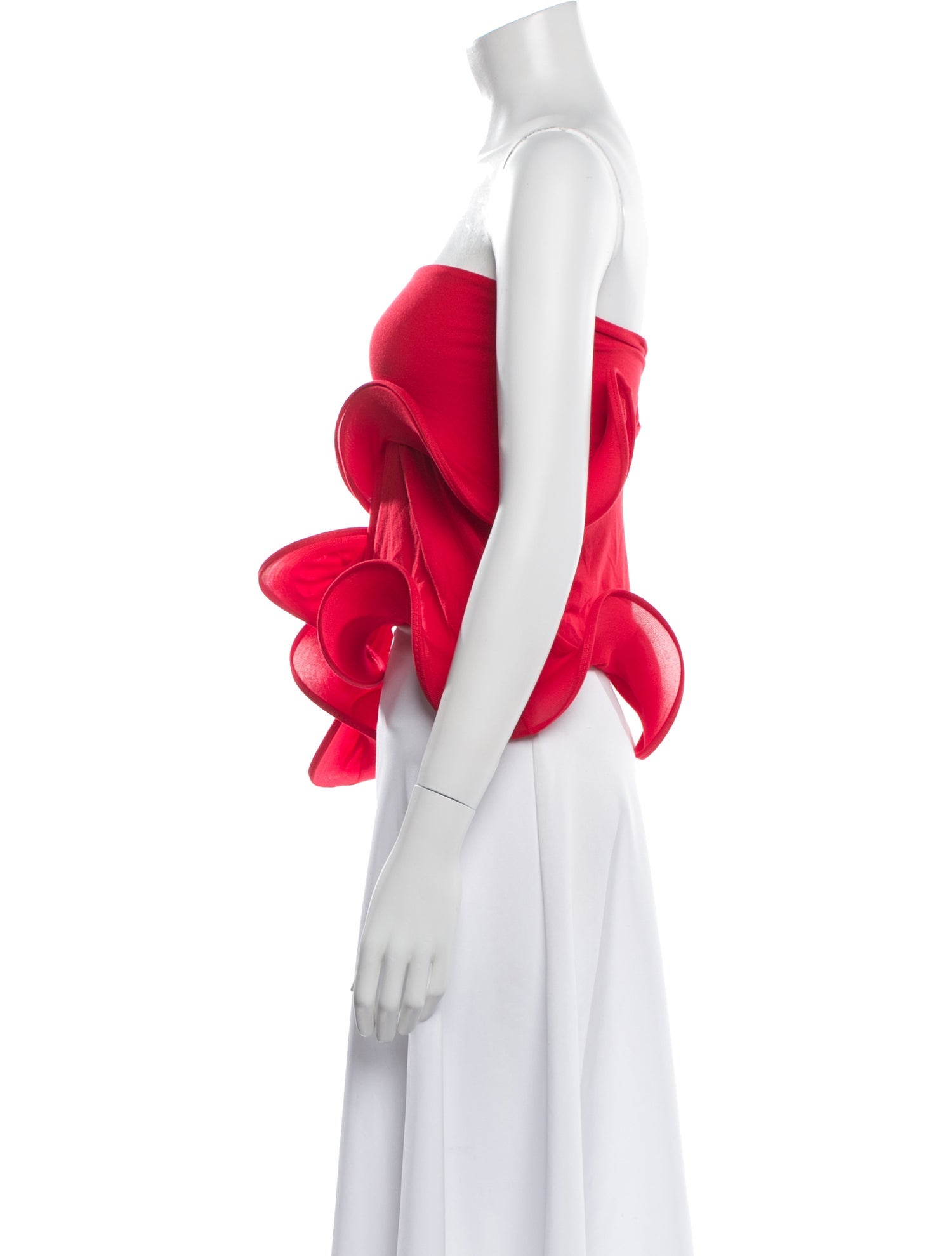 Sid Neigum Strapless Crop Top w/ Tags