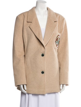 SIEDRÉS Graphic Print Peacoat