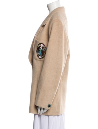 SIEDRÉS Graphic Print Peacoat