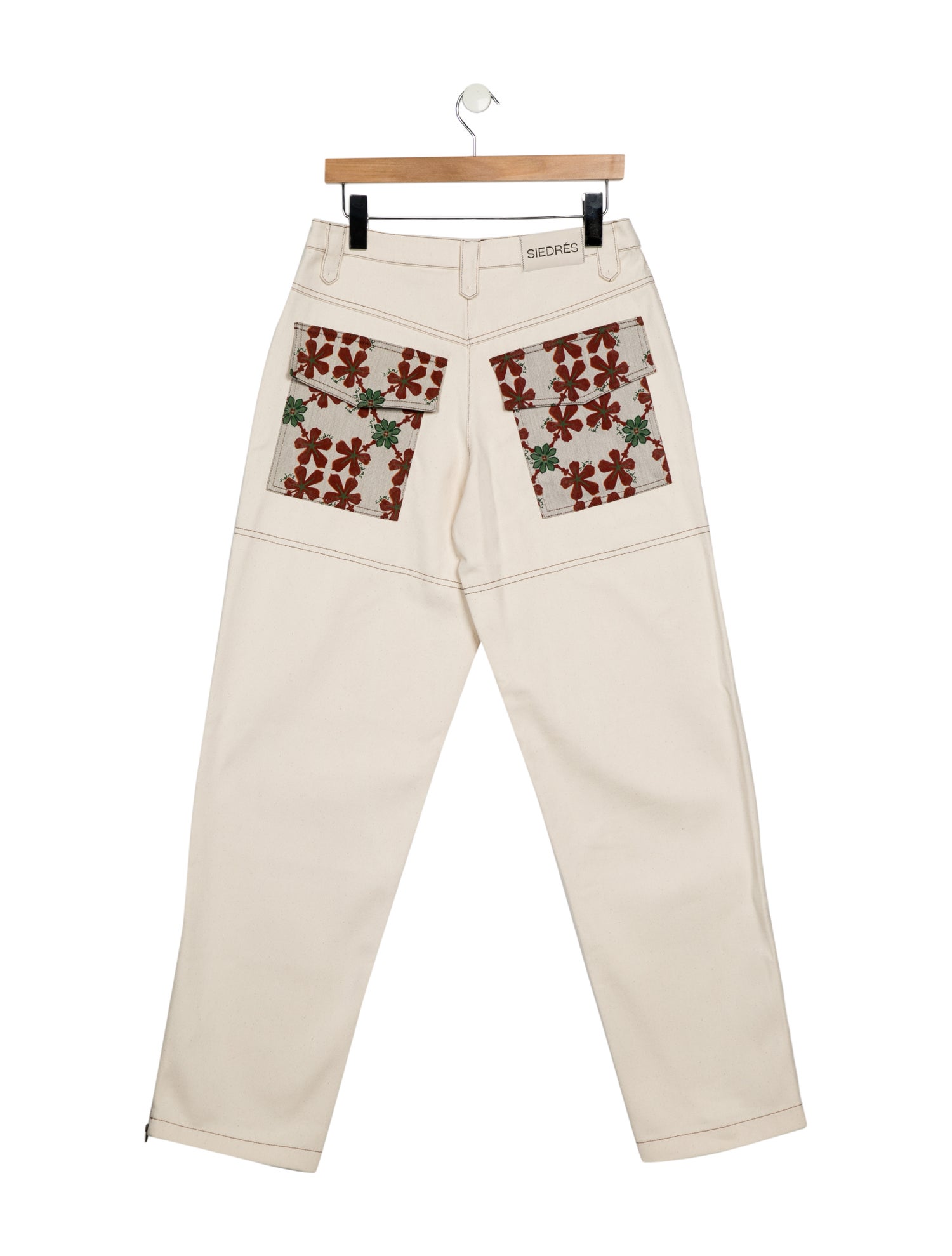 SIEDRÉS Graphic Print Straight Leg Pants