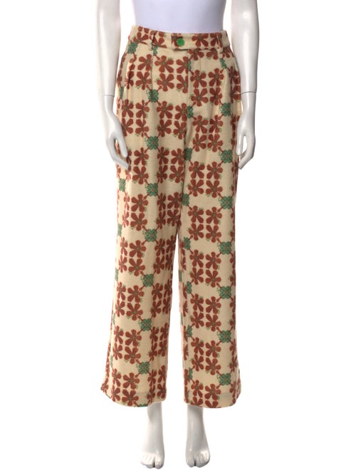 SIEDRÉS Floral Print Wide Leg Pants