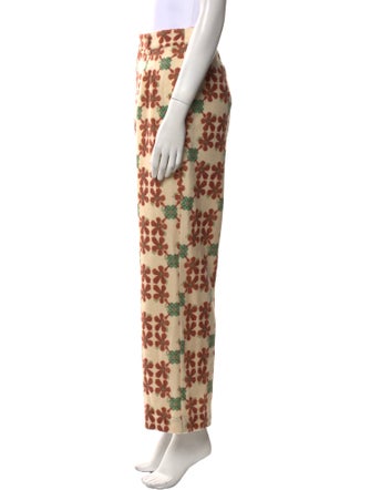 SIEDRÉS Floral Print Wide Leg Pants