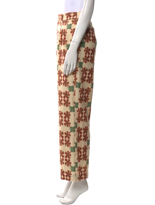 SIEDRÉS Floral Print Wide Leg Pants