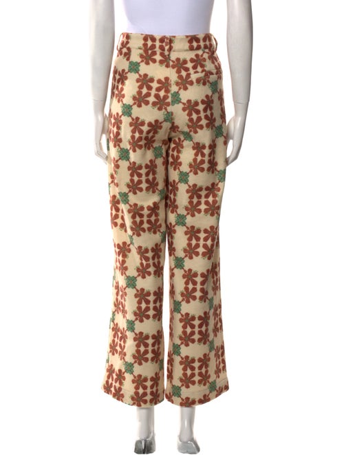 SIEDRÉS Floral Print Wide Leg Pants