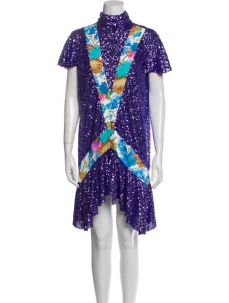 SIEDRÉS Printed Mini Dress